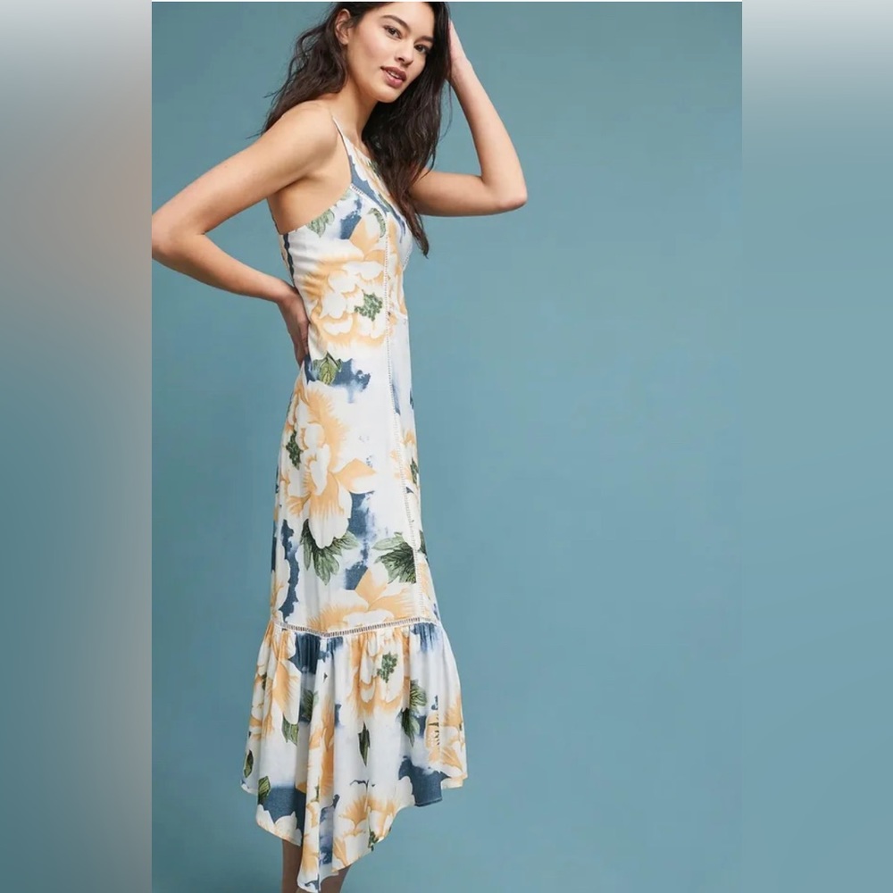 Farm Rio/Anthropologie floral midi dress
